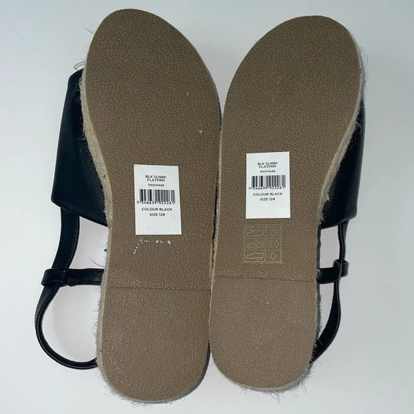 EVANS EXTRA WIDE FIT Slingback Flatform Size 12 - Picture 6 of 10